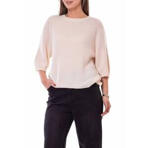 NEW YOLLY loose knit scoop neck sweater in peach
